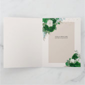 15誕生日金ゴールド番号15フローラ カード (内部)