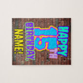 15誕生日~おもしろい、アーバングラフィティインスパイアルック ジグソーパズル (横)