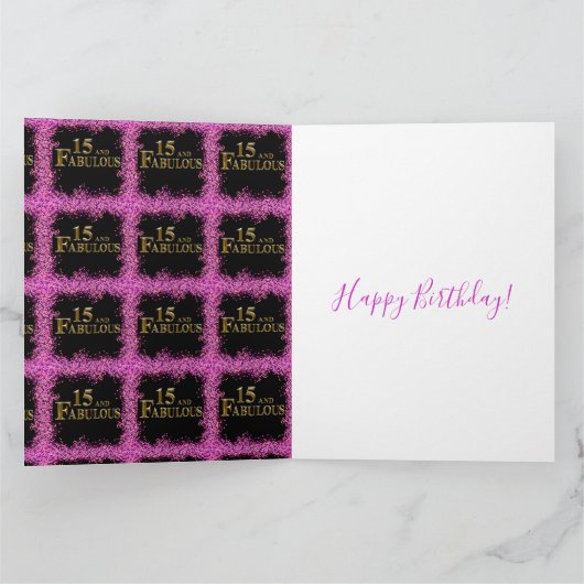 15誕生日 カード (内部)