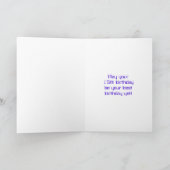 15誕生日:レッドデジタルクロックスタイル"15" +名前 カード (内部)