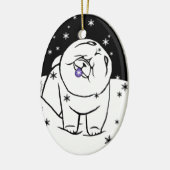 150に限られる季節の精神をつかまえて下さい セラミックオーナメント (左)