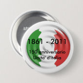 150のanniversarioUnitaのd'Italia 1861年… 缶バッジ (正面&裏面)