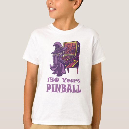 150年ピンボールウィザードアーケード誕生日 Tシャツ (正面)