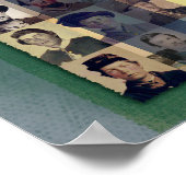 150年南北戦争顔ポスター ポスター (角)