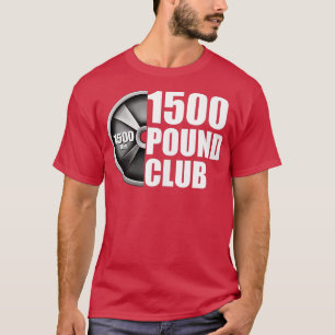 1500パウンドクラブ電源持ち上げタンクトップ Tシャツ