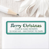 1500年代の教会のメリークリスマスインスパイア-フォント研究室 ラベル (インサイチュ)