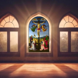 1500年代頃のイエス・ラファエルの受難 ウィンドウサイン