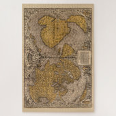 1500年代16世紀ヴィンテージアンティーク地図 ジグソーパズル (縦)