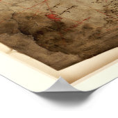 1500年頃のポー地中海のトラン図 ポスター (角)