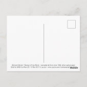 1500年頃レオナルド・ダ・ヴィンチ著Salvator Mundi ポストカード (裏面)