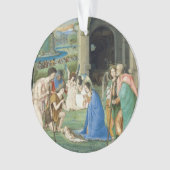 1500年頃羊飼いの崇敬、 オーナメント (正面)