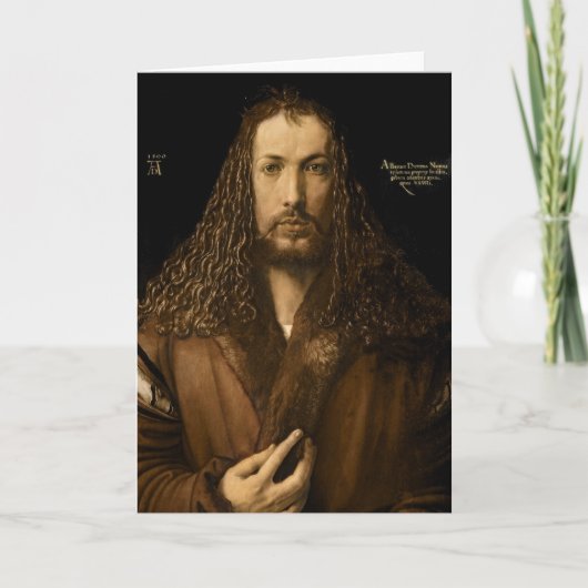 1500年28歳の自画像 カード (正面)