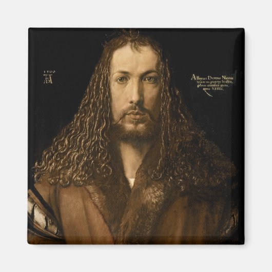 1500年28歳の自画像 マグネット (正面)