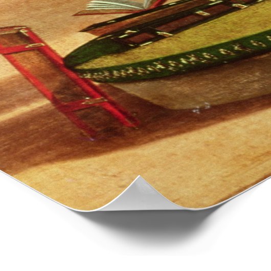 1502年~08年セントオーガスティンのヴィジョン ポスター (角)