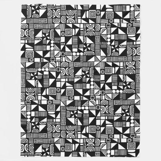 150215v2 – 黒 フリースブランケット (正面)