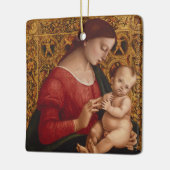 1505-07年頃マドンナそして子供、 セラミックオーナメント (左)