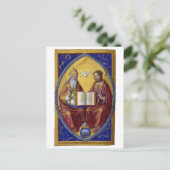 1508年頃のジャン・ブルディションによる聖なる三位一体 ポストカード (スタンド正面)