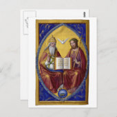 1508年頃のジャン・ブルディションによる聖なる三位一体 ポストカード (正面/裏面)