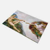 1508年～1512年、ミケランジェロのアダムの創造 ドアマット (アングル)