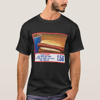 150 フードコート ホットドッグ Tシャツ ヴィンテージ