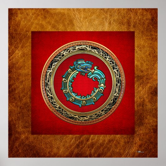 [150]ヘビ神ケツァルコアトル[玉] ポスター (正面)