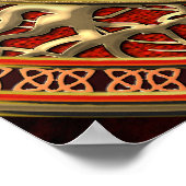 [150]日本の書道 – 合気道 ポスター (角)