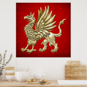 [150]聖ゴールデングリフィン ポスター (キッチン)