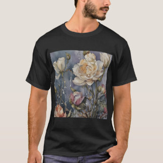 151溶ける花Surreal Art 3 Tシャツ