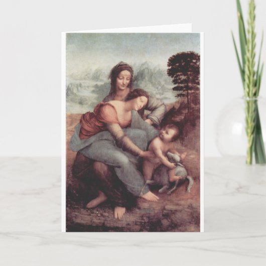 1510年頃レオナルド・ダ・ヴィンチの絵画 カード (正面)
