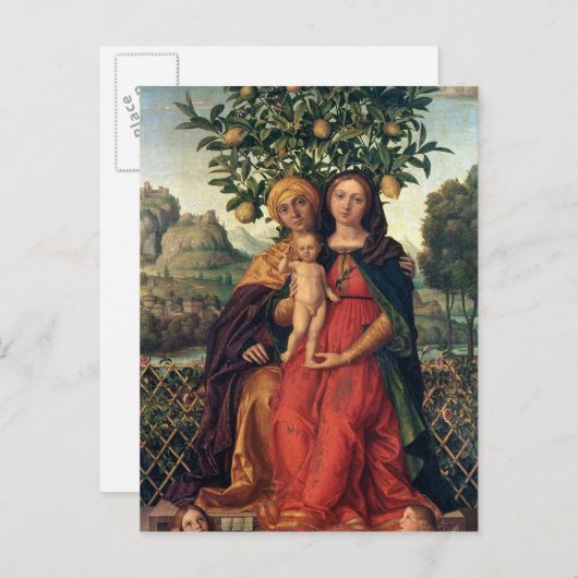 1510年~18年のヴァージンと子 ポストカード (正面/裏面)