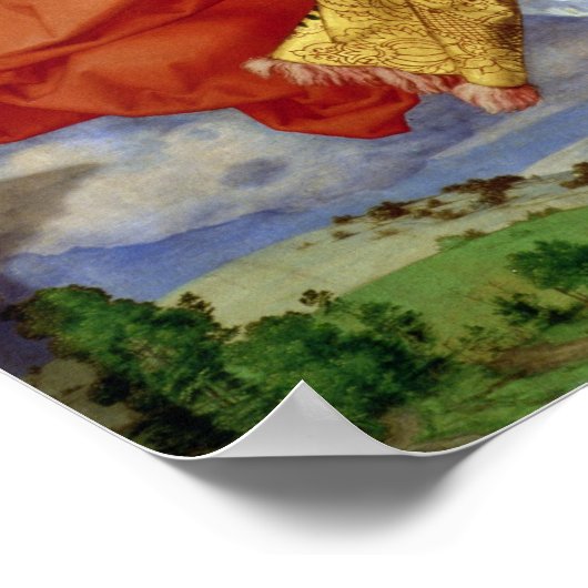 1511年、すべての聖人の日のランドゥア・アルタルピース ポスター (角)