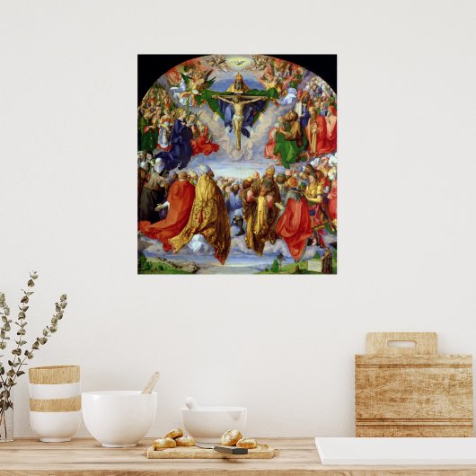 1511年、すべての聖人の日のランドゥア・アルタルピース ポスター (キッチン)