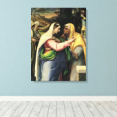 1519年の訪問 キャンバスプリント (インサイチュ (ウッドフロア))