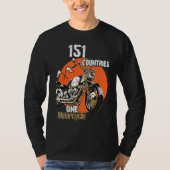 151 Countries One Motorcycle Tシャツ (正面)