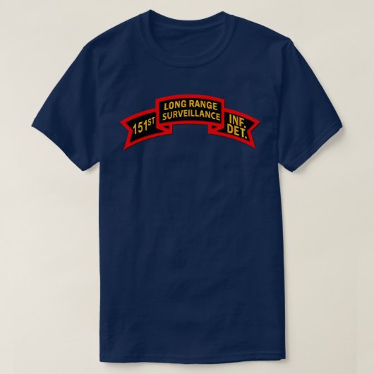 151st Inf LRSUスクロール監視 Tシャツ (デザイン正面)