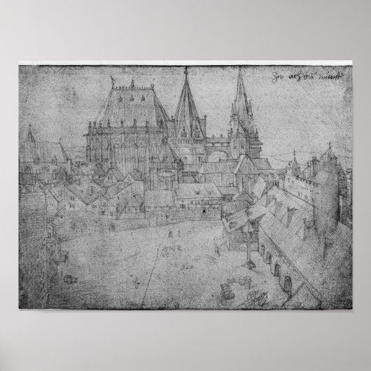 1520年、アヘンのミンスター ポスター (正面)