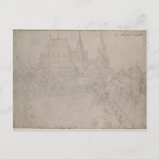 1520年、アヘンのミンスター ポストカード (正面)