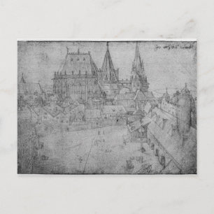 1520年、アヘンのミンスター ポストカード