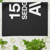 1520 SEDGWICK AVE。 キッチンタオル (折り畳み)