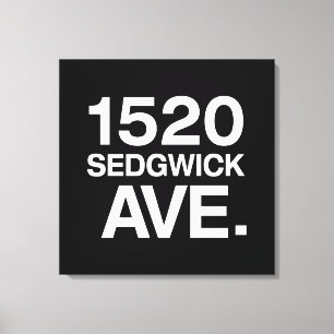 1520 SEDGWICK AVE。 キャンバスプリント