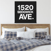 1520 SEDGWICK AVE。 キャンバスプリント (インサイチュ (寝室))