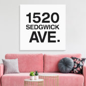 1520 SEDGWICK AVE。 キャンバスプリント (インサイチュ (リビング))