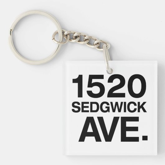 1520 SEDGWICK AVE。 キーホルダー (正面)