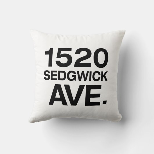 1520 SEDGWICK AVE。 クッション (裏面)