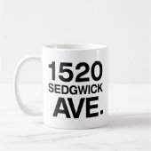 1520 SEDGWICK AVE。 コーヒーマグカップ (左)