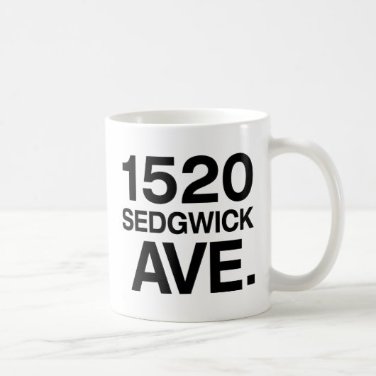 1520 SEDGWICK AVE。 コーヒーマグカップ (右)