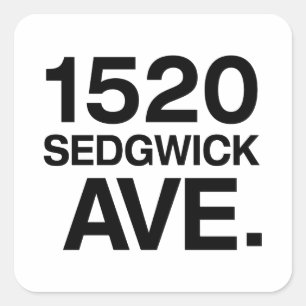 1520 SEDGWICK AVE。 スクエアシール