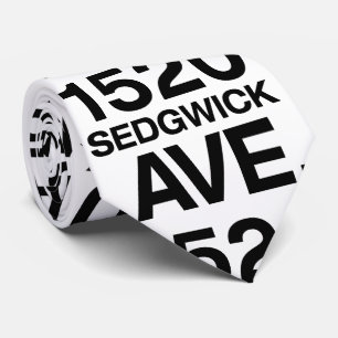 1520 SEDGWICK AVE。 ネクタイ