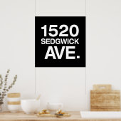 1520 SEDGWICK AVE。 ポスター (キッチン)