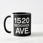 1520 SEDGWICK AVE。 マグカップ (左)